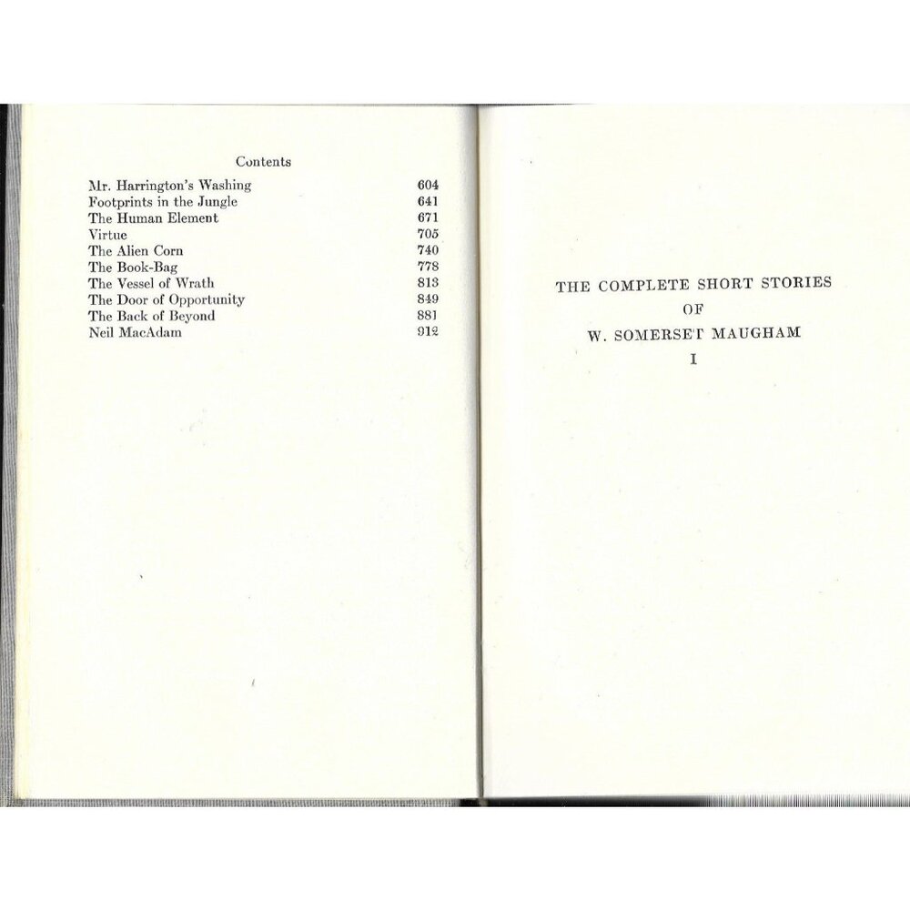 Complete Short Stories of W. Somerset Maugham 2-Vol HC Slipcase Doubleday 1934 - Picture 10 of 16